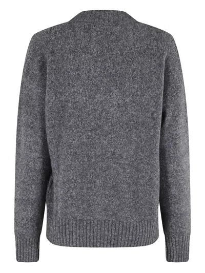 Weekend Max Mara V-neck Wool Sweater In Brown