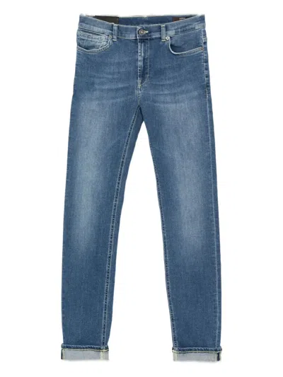 上翻裤脚牛仔裤