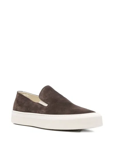 Common Projects Suede Slip-on In Brown