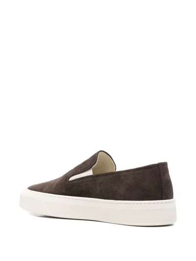 Common Projects Suede Slip-on In Brown