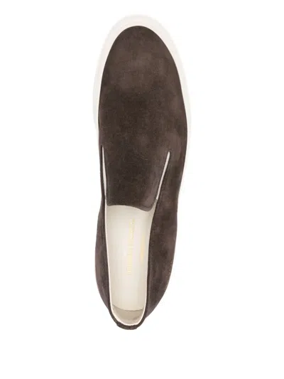 Common Projects Suede Slip-on In Brown