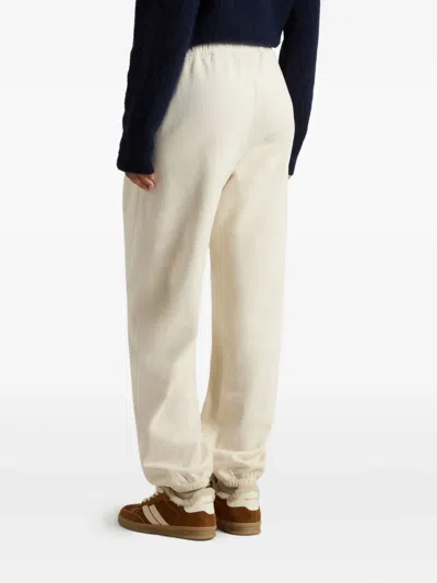 Woolrich Fleece Side-panel Track Pants In White