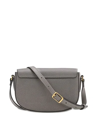 Longchamp Epure Leather Crossbody In Gray