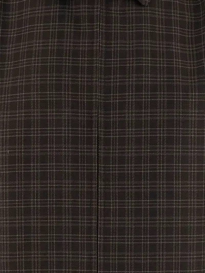 格纹衬衫式夹克