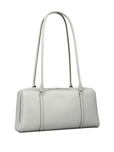 Tory Burch Small Marshmallow Shoulder Bag In Gray