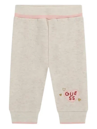 Guess Baby Girls Tracksuit Set In Neutral