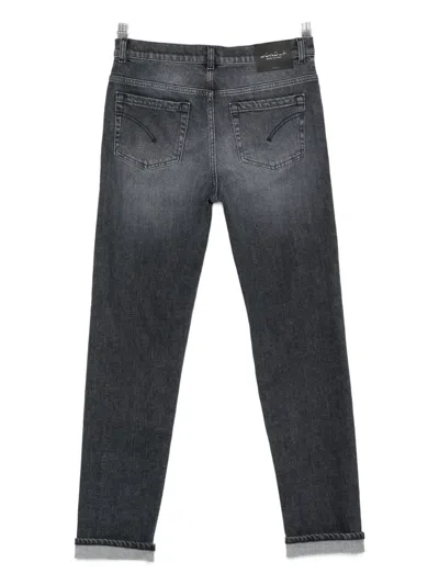 Dondup Cuffed Jeans In Black
