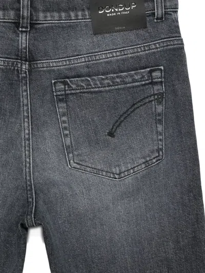 Dondup Cuffed Jeans In Black