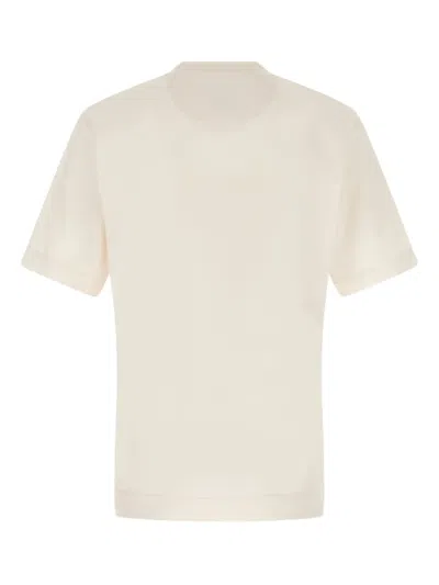Fendi Roma 1925 Print Cotton T-shirt Clothing In White
