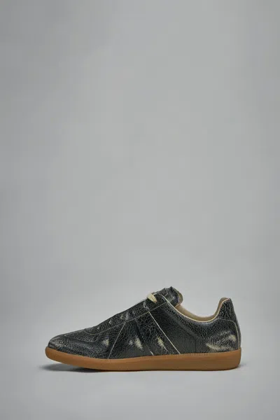 Maison Margiela Replica Sneakers In Black