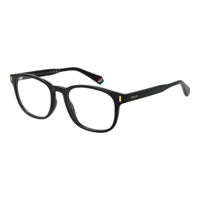 Polaroid Black Men Optical Frames In Black
