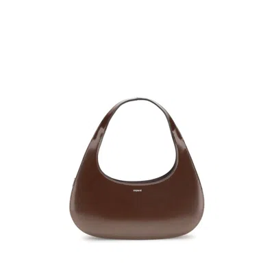 Coperni 'slim Swipe' Shoulder Bag In Brown