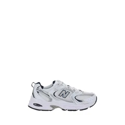 New Balance Low Men's Shoe 530 White/dark Blue In Bianco Bianco
