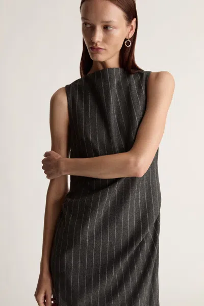 Lee Mathews Drew Dress In Gray