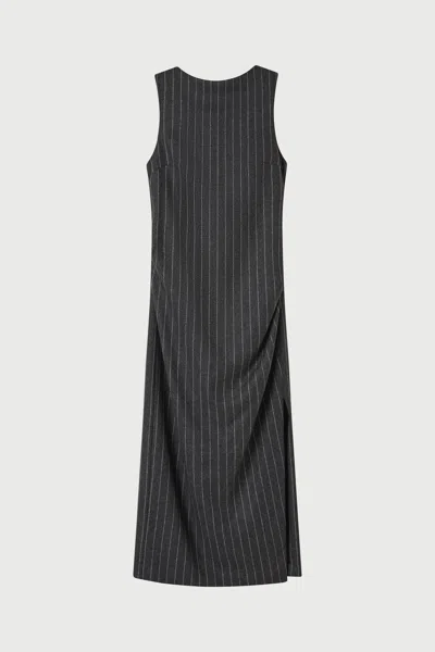 Lee Mathews Drew Dress In Gray