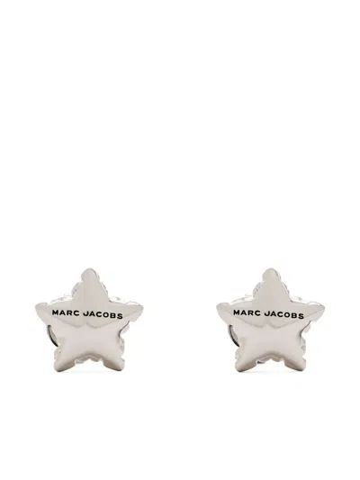 Marc Jacobs The Star Baloon Stud Earrings In Silver