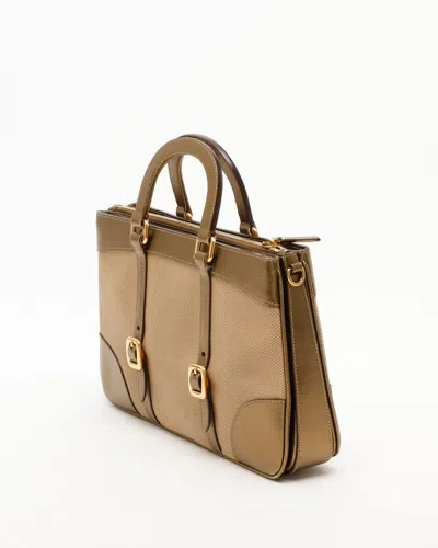 Prada Canvas Saffiano Bag In Multi