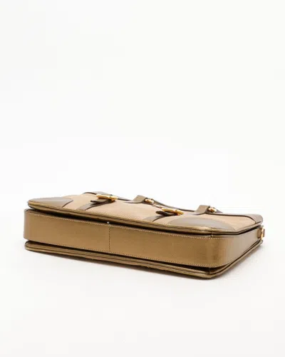 Prada Canvas Saffiano Bag In Multi