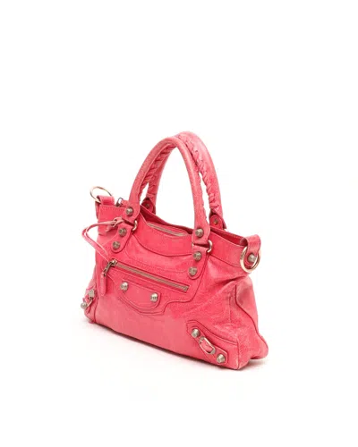 Balenciaga First Bag In Pink