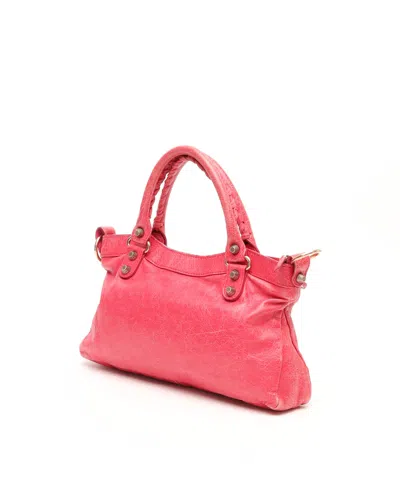 Balenciaga First Bag In Pink