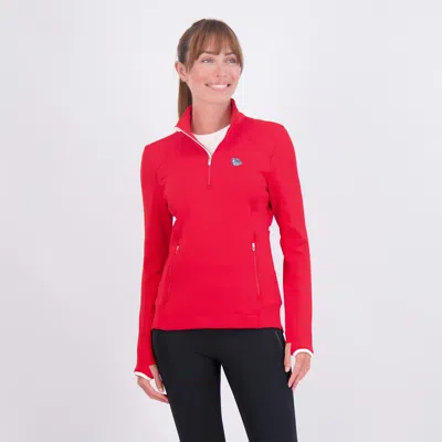 Zero Restriction Gonzaga | Sofia Z500 Pullover | Collegiate In Red