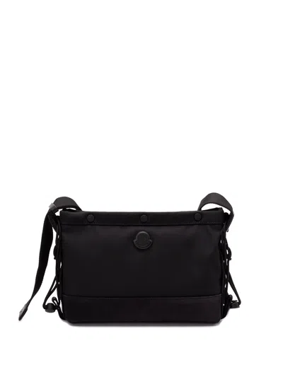 Moncler Modern Tech Crossbody Messenger Bag In Black