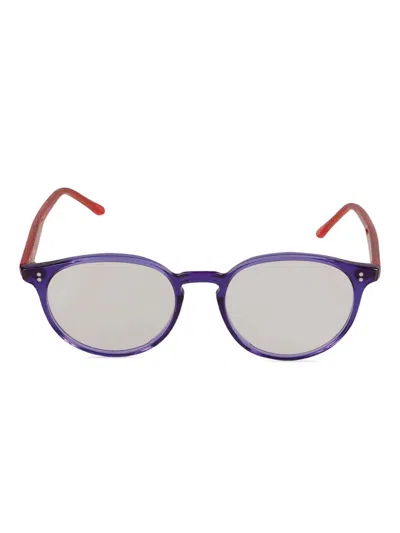 Kador Jonas Round-frame Glasses In Purple