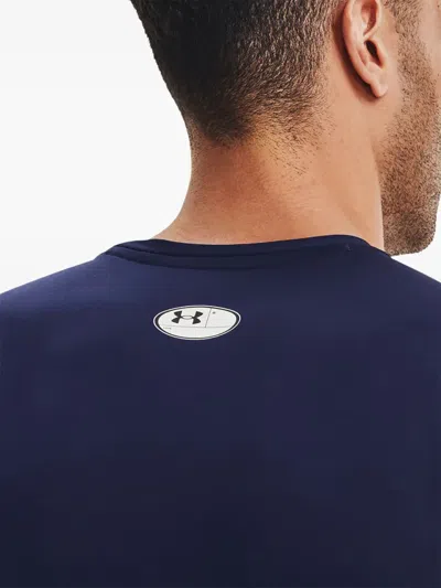 Under Armour Logo-print Tank Top In Blue