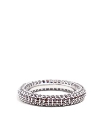 Izabel Display Pave-crystal Ring In Brown