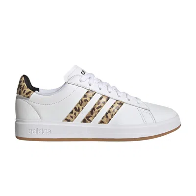 Pre-owned Adidas Originals Adidas Wmns Grand Court 2.0 'leopard' | White | Women's Size 8.5
