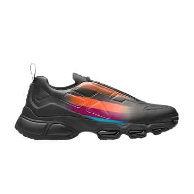 Pre-owned Prada Collision Cross Sneaker 'black Astral Blue' | Men's Size 9