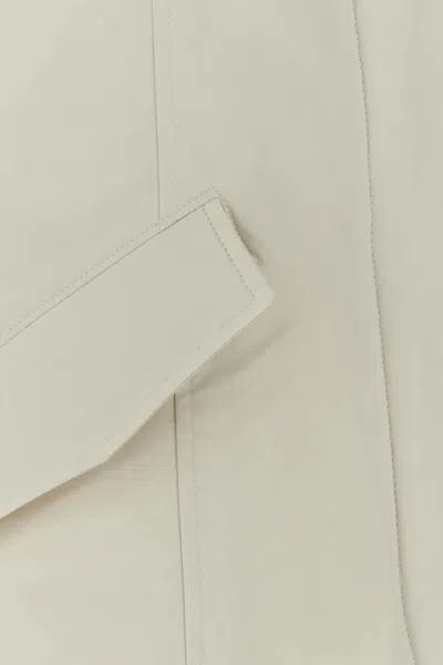 Woolrich Ivory Polyester Luxury Arctic Down Jacket In Neutral