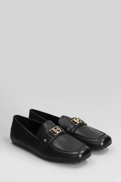 Michael Kors Mandy Loafer Loafers In Black Leather In Black