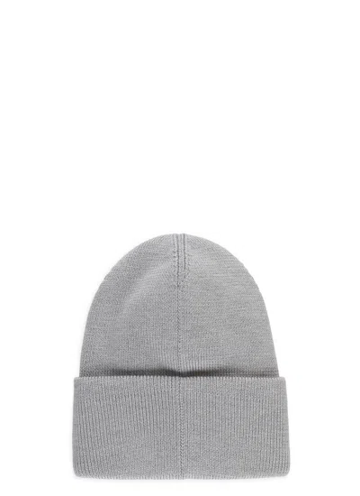 Canada Goose Classic Grey Hat With Structured Crown And Curved Brim In Gray