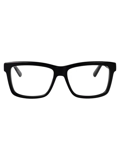 Gcds Rectangle-frame Glasses In Black