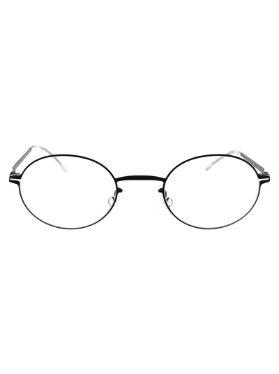Mykita Emmi Round-frame Glasses In Metallic