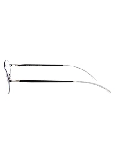 Mykita Emmi Round-frame Glasses In Metallic