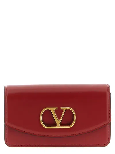 Valentino Garavani Red Leather Crossbody Bag