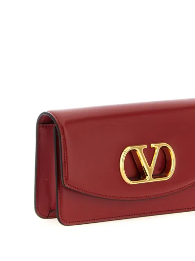 Valentino Garavani Red Leather Crossbody Bag