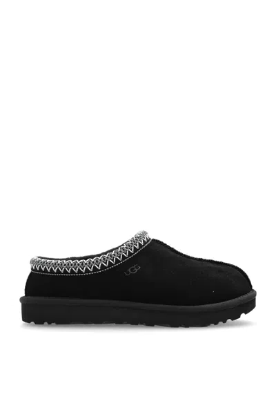 Ugg 40mm Tazz Shearling Platform Loafers In Black