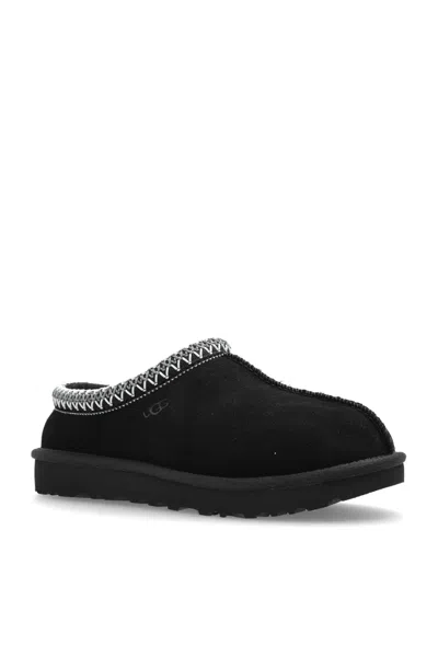 Ugg 40mm Tazz Shearling Platform Loafers In Black