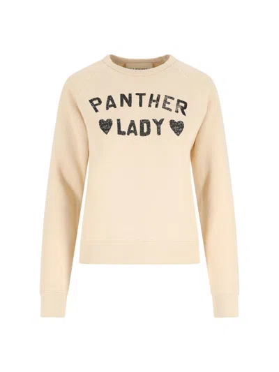 Valentino Graphic Print Crew Neck Knitwear Sweatshirt In Neutral