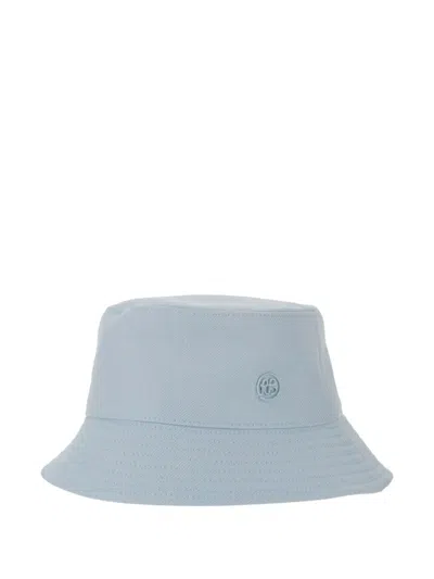 Ruslan Baginskiy Logo Cotton Bucke Hat In Light Blue