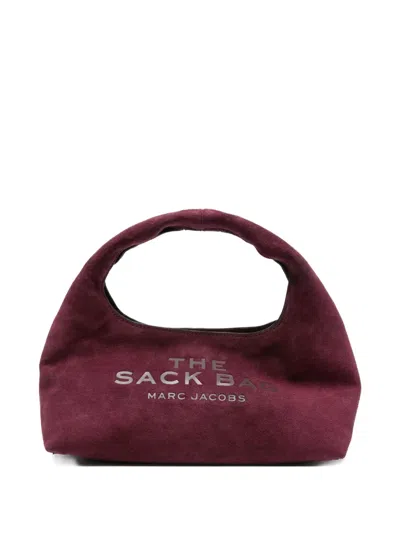 Marc Jacobs Mini Sack Bag Suede Finish In Purple