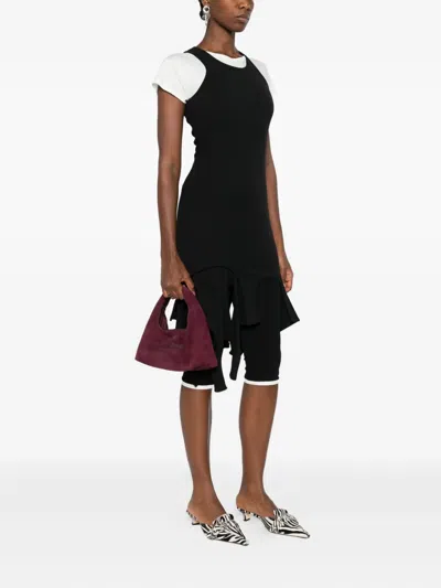 Marc Jacobs Mini Sack Bag Suede Finish In Purple