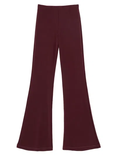 Maliparmi Flared Trousers In Red