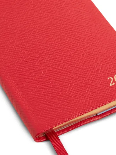 Smythson Stationery Scarlet Red Uni In Red