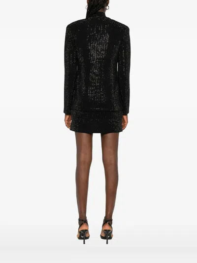 Emporio Armani Wool Blend Single-breasted Jacket In Black