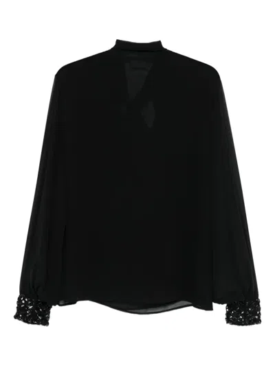 P.a.r.o.s.h Embellished Blouse In Black