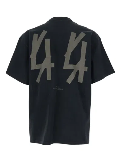 44 Label Group T-shirt 44 Black/smoke Grey In Black